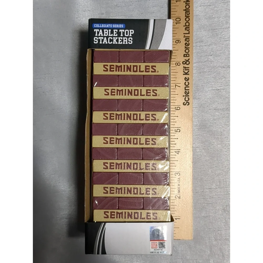 FSU Seminoles Table Top Stackers Block Game NEW‎